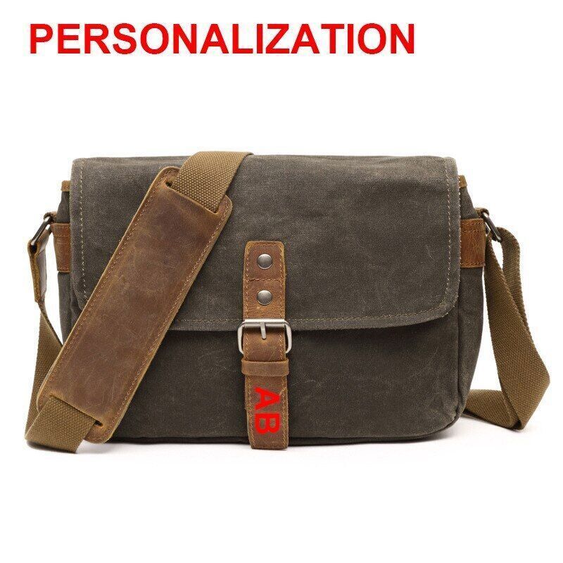 Outdoor Camera Shoulder Bag Men Camera Bags Canvas Crossbody Bag