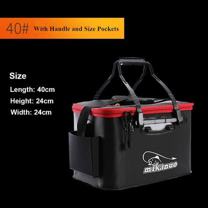 Fishing Box Bags Handing Outdoor Plastic Bucket Fish Sea Waterproof Accessories