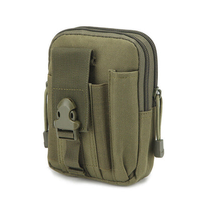 Men Tactical Pouch Belt Waist Pack Bag Pack Running Pouch Travel Camping Bag