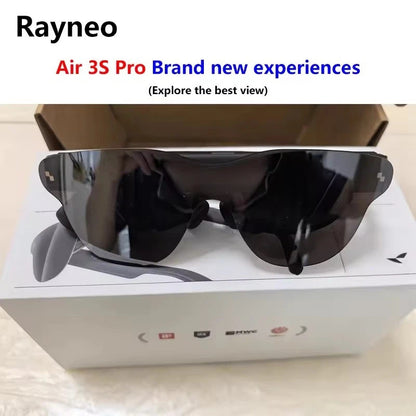 TCL Rayneo Air 3S Pro 3D AR Glasses - 120Hz 135" HD Screen for Gaming & Movies