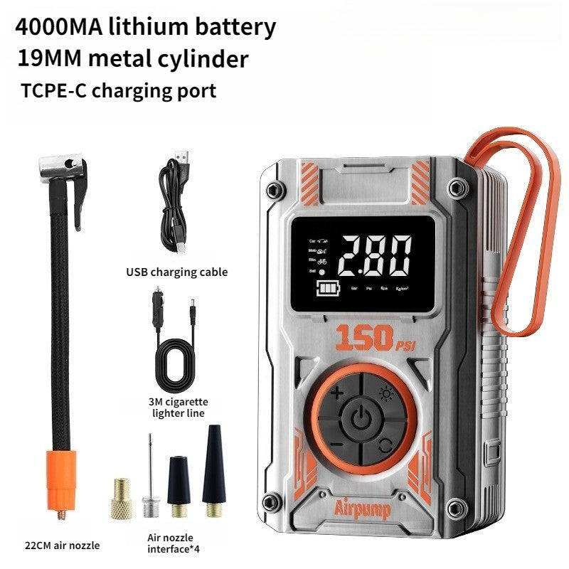 Car tire wireless inflator emergency start power all-in-one machine -03