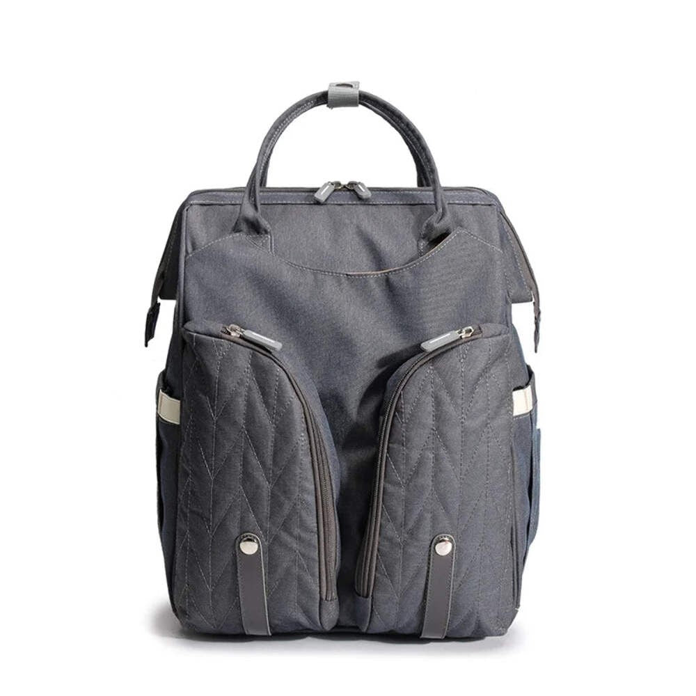 Baby Diaper Travel Backpack with Foldable Crib