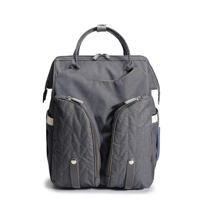 Baby Diaper Travel Backpack with Foldable Crib