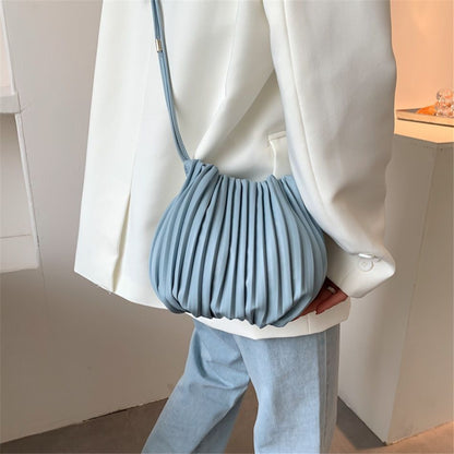 Luxury Bucket Bag Soft Leather Side Shoulder Bag Crossbody Bag Fashion Handbags