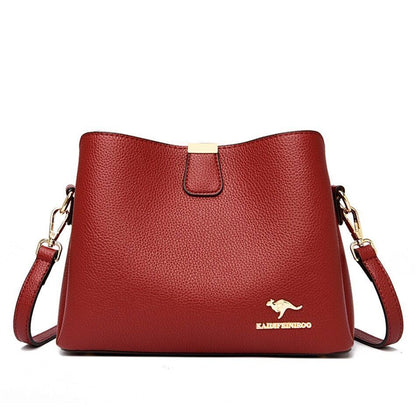 Women's Handbag Purses 3 Layers Ladies Shoulder Messenger Bags Femme