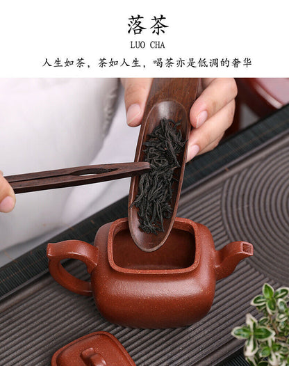 220cc Handmade Purple Sand Tea Pot in Yixing, China Jiangbao Clay Fragrant Snow Gongfu Tea Pot-
