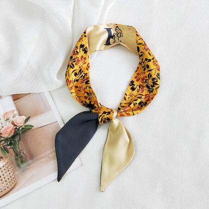 Ladies Neck Scarf Long Ribbon Wrap Tied Bag Handle Hair Wrist band Neckerchief*