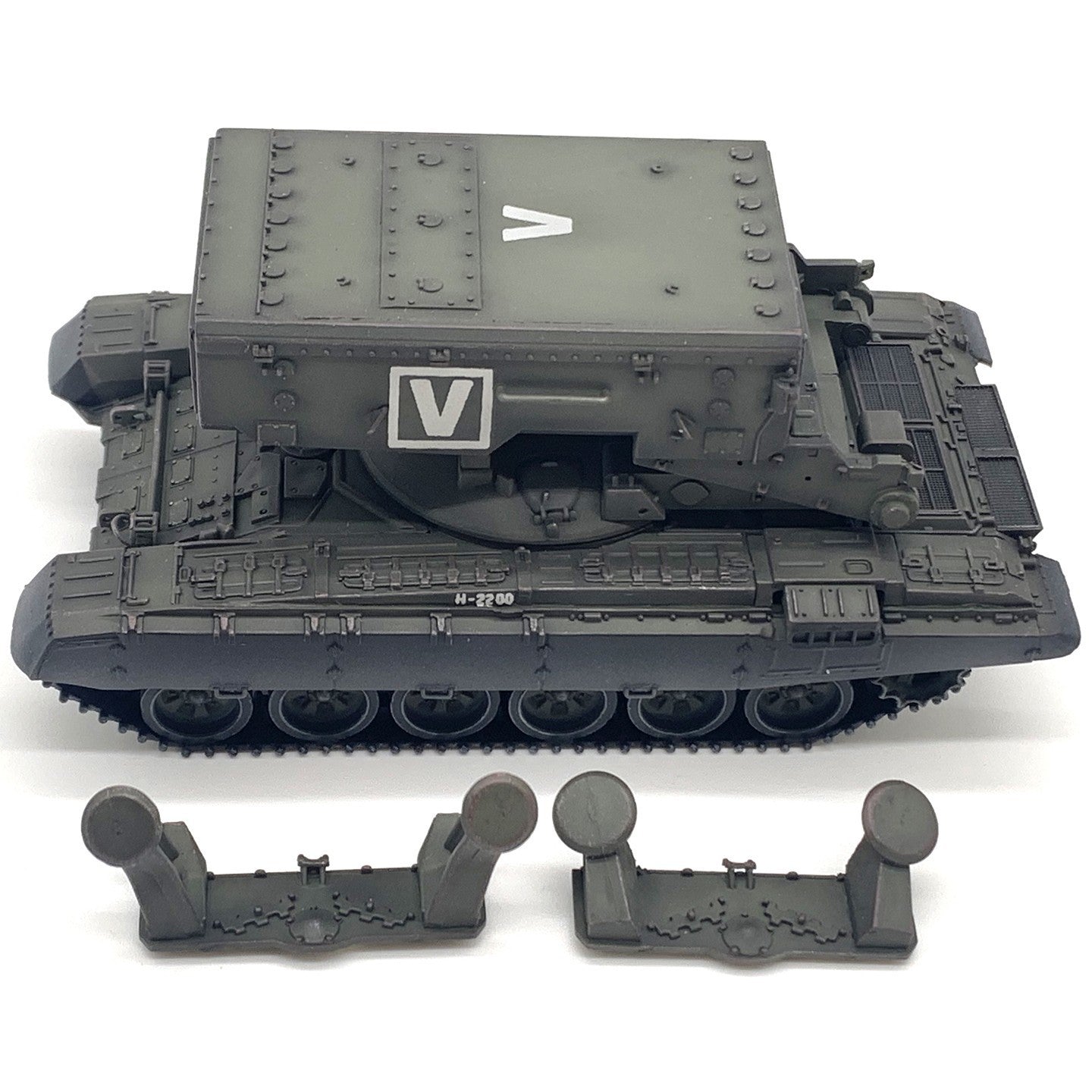 ARTISAN 1/72 Russian-Ukrainian TOS-1A Flamethrower Tank Finished Model Ornament