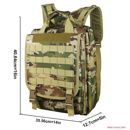 Military Tactical Laptop Backpack Computer Rucksack Camping Hiking Travel Bag