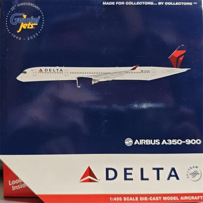 1:400 GeminiJets Delta Airlines Plane Airbus A350-900 Diecast Aircraft Model
