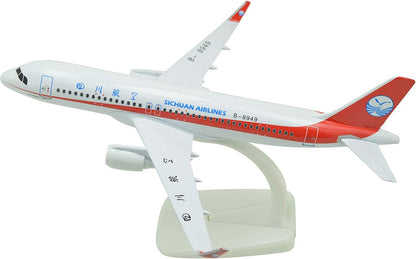 1:400 20cm Airbus A320 China Sichuan Airlines Metal Airplane Model Plane Toy