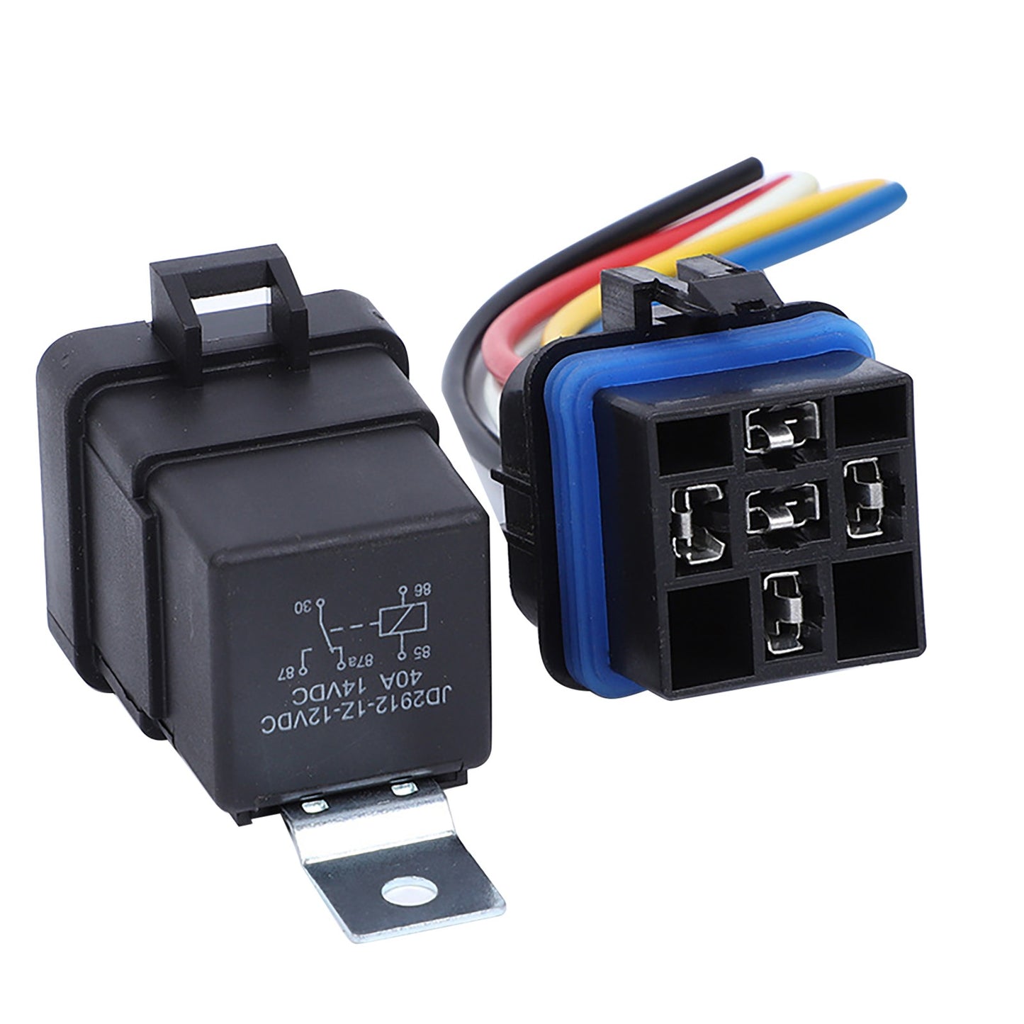 SPDT 5-Pin 12V 40A Automotive Waterproof Relay Kit For Boat Auto Replacement