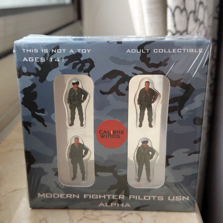 Calibre wings MODERN FIGHTER PILOTS USN ALPHA 1/72 Finished 4 figures model
