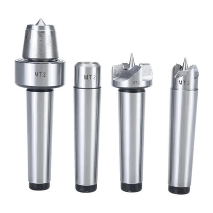 4* woodworking lathe live center set featuring a 60-degree center point design