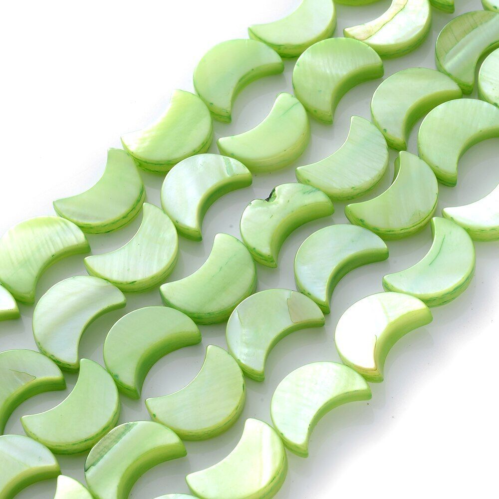 30-34pcs 8x11mm Natural Shell Spacer Beads Jewelry Making Bracelet Necklace DIY