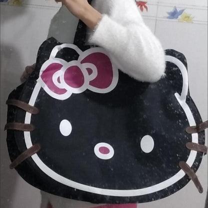 Cute Hello Kitty Shoulder Bag Handbag Tote Travel Storage Bag Large Capacity NEW