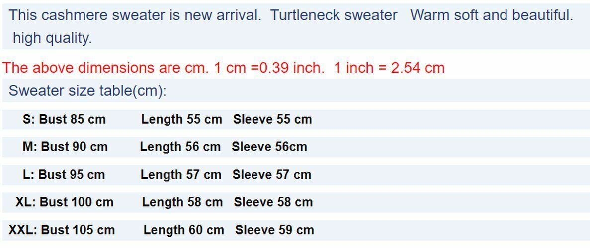 Women Sweaters Turtleneck Pullover Cashmere Knitted Soft Warm Clothes Jumper Top