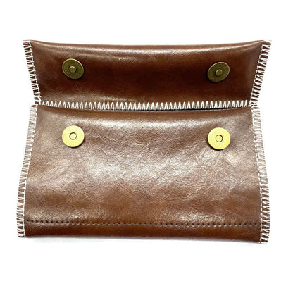 Tobacco Case PU Leather Pouch Bag Case Portable Cigarettes Rolling Pipes Storage