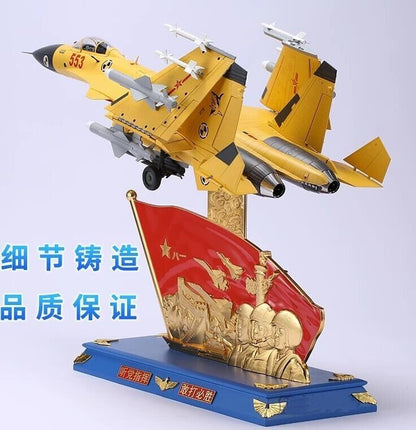 1:32 72CM China J-15 Shipborne Fighter Plane Diecast Military Aircraft Model