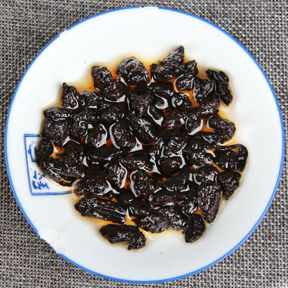 Old Fossil Pu-erh Tea Nuggets Yunnan Pu'er Tea Ripe Glutinous Rice Flavor 500g