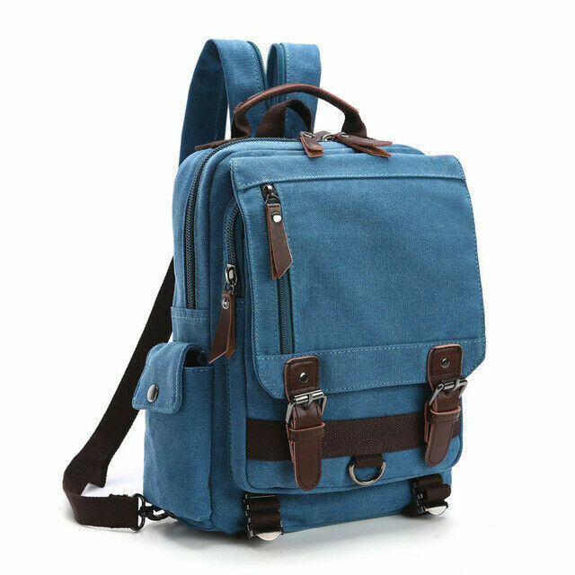 Canvas Backpack Men Travel Back Pack Shoulder Bag Women Laptop School Bags