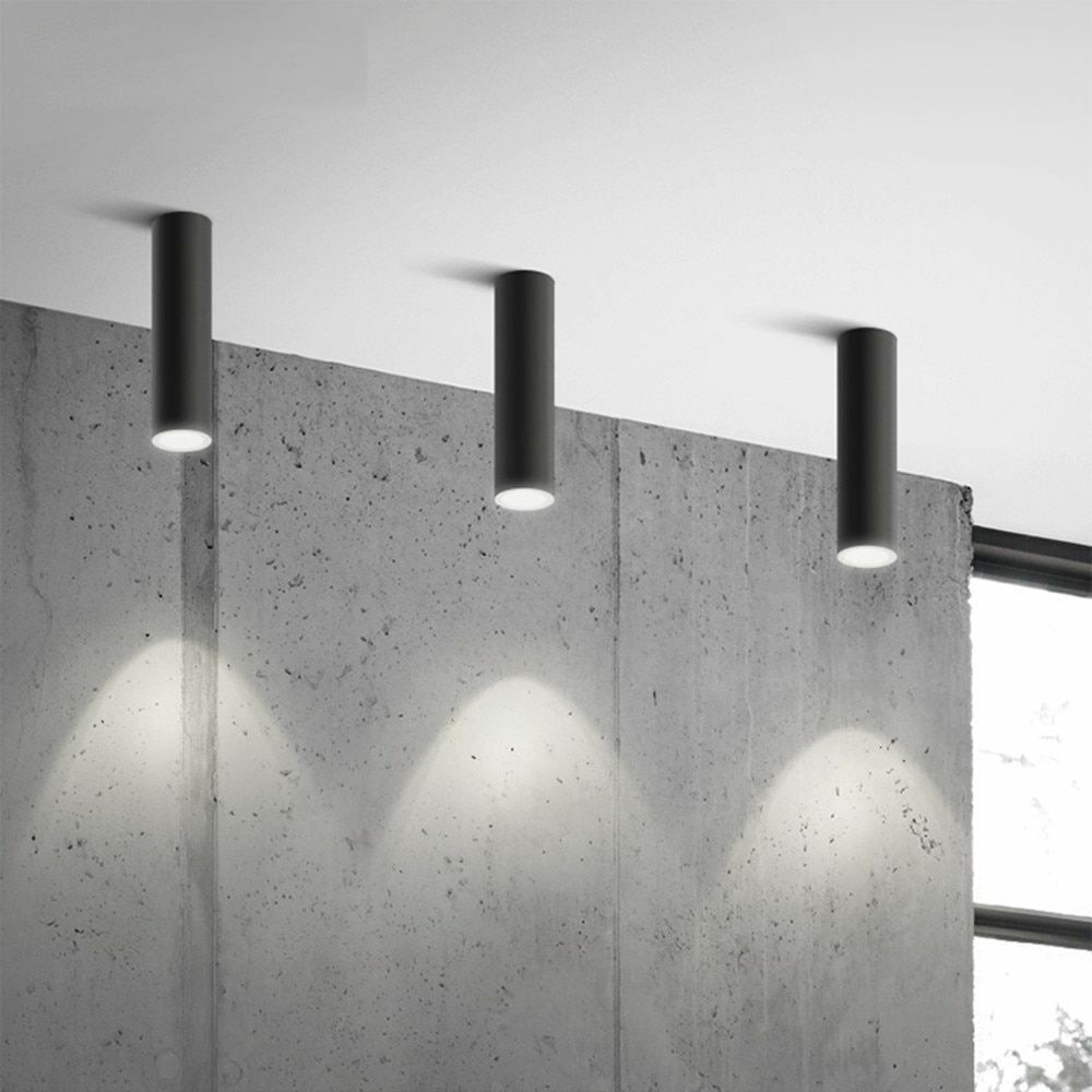 LED Downlight Long Tube Surface Mounted Spot Modern Aluminum Light Indoor Room