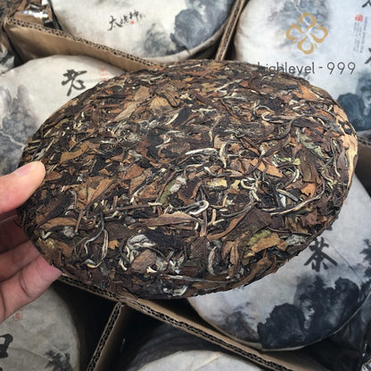 350g Aged White Tea 2019 Vintage Fuding Shoumei White Tea Compressed Tea Cake