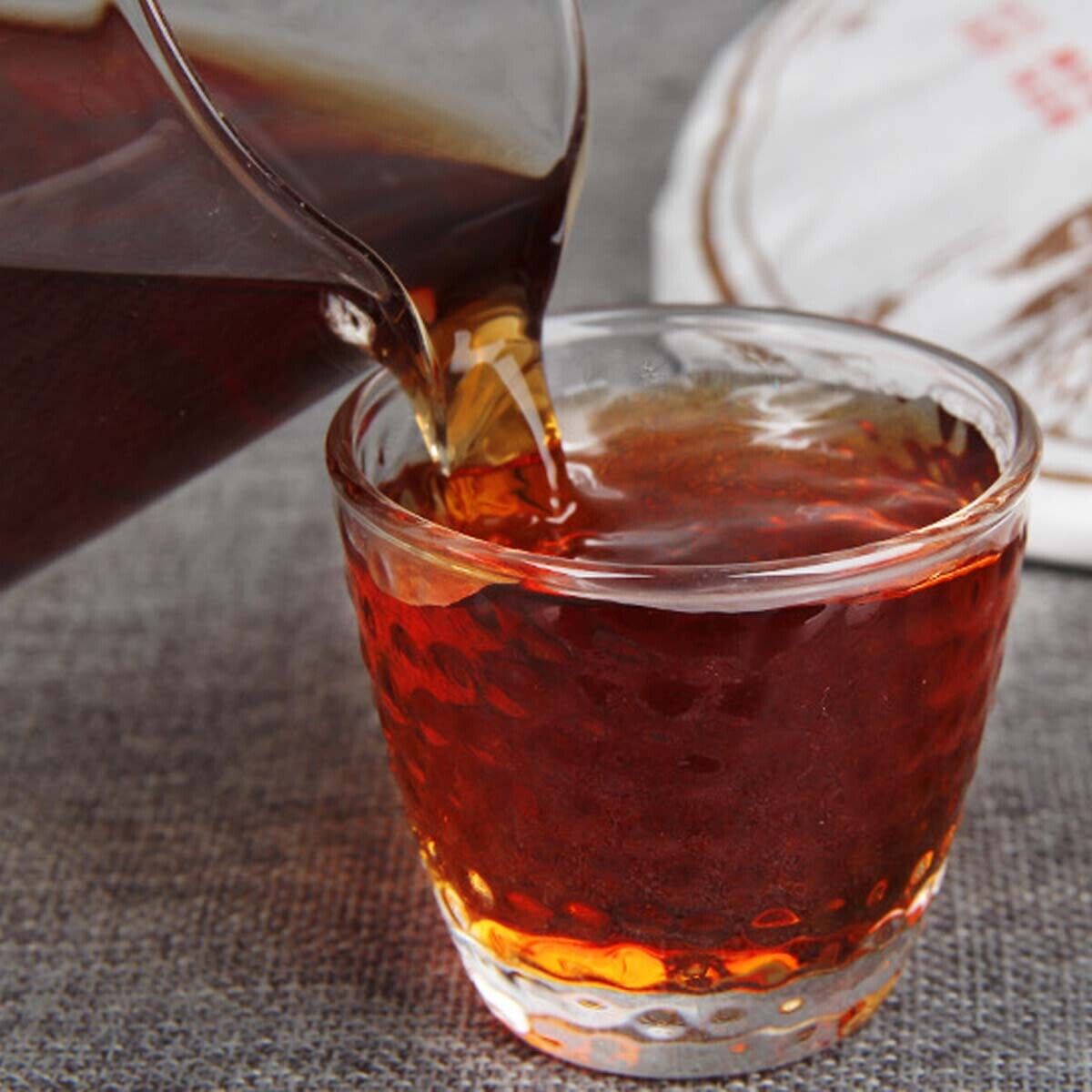 Old Black Tea Organic 357g Premium Cooked Puerh Tea Jingmai Mountain Chen Xiang