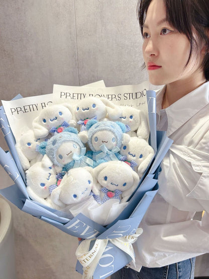 Sanrio Cinnamoroll Cartoon Plush Doll Bouquet Birthday Valentine's Day Gift