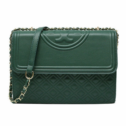 Leather Bags Women Rhomboid Large-capacity One-shoulder Messenger Bag Wallet