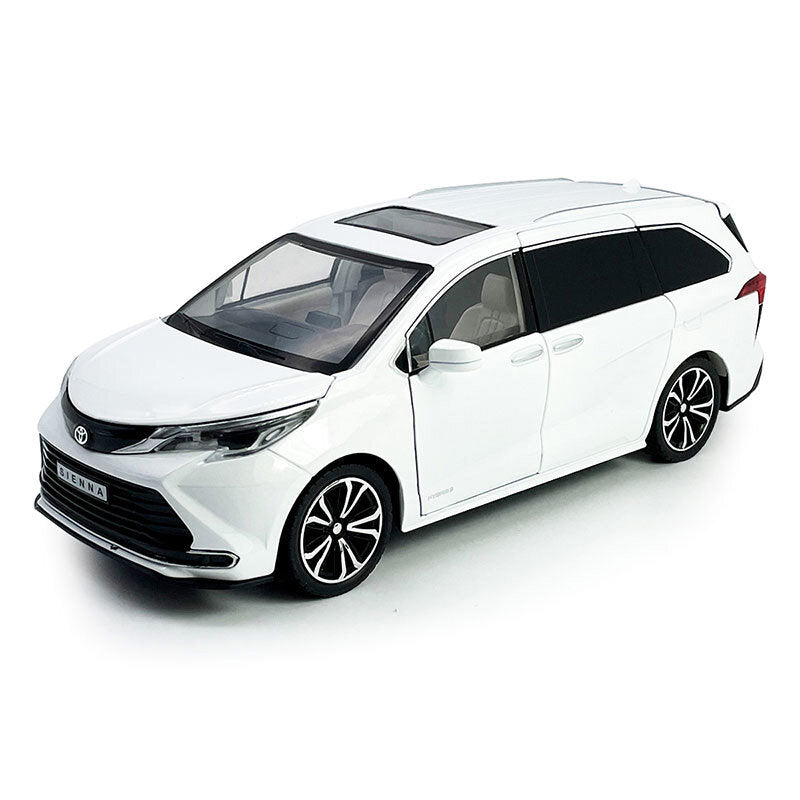 1/24 Sienna MPV Model Toy Car Metal Diecast Toy Vehicle Boys Toys for Kids Gifts