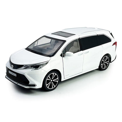 1/24 Sienna MPV Model Toy Car Metal Diecast Toy Vehicle Boys Toys for Kids Gifts