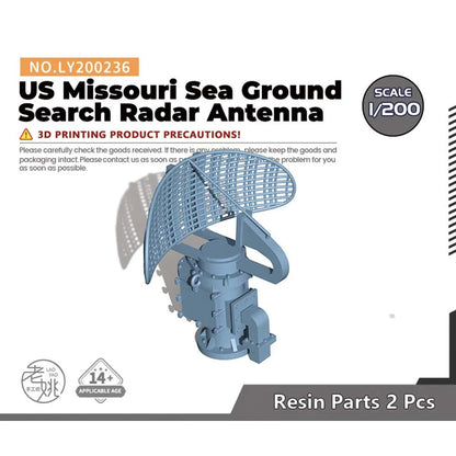 Yao's Studio LY200236 1/200 Model US Missouri Sea Ground Search Radar Antenna