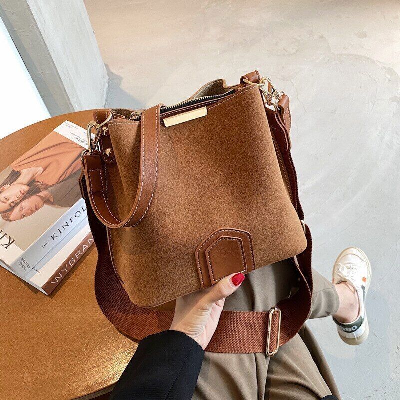 PU Leather Bags Women Shoulder Bucket Bag Handbags Women Bags