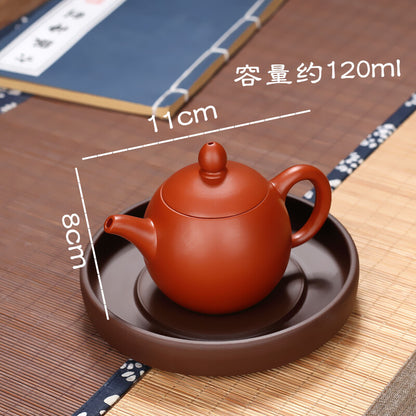 120ml Chinese Yixing Zisha Clay Pottery Handmade Teapot Xishi Clay Tea Pot 西施壶