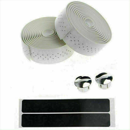 1 Pair Anti-slip Tape Bar Handle Bicycle Leather Handlebar Breathable Bandage