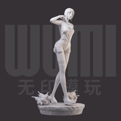 1/24 resin figures model Shirt Explosion Girl Unassembled Unpainted