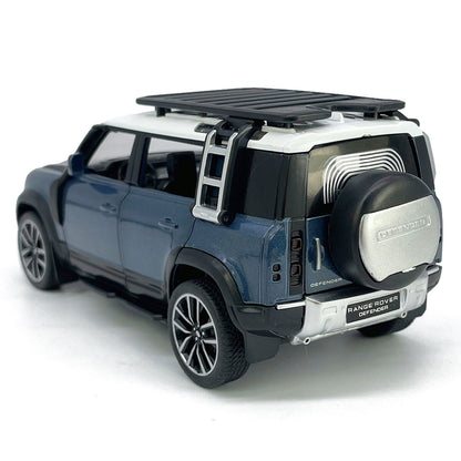 1/32 Land Rover Defender 110 Model Car Diecast Toy Cars Boys Toys Kids Gift Blue