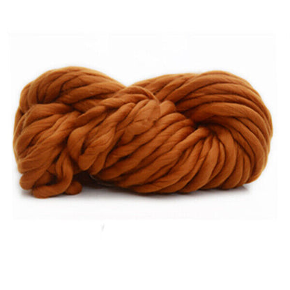 Hot Sale 250g Chunky Wool Yarn Bulky Arm Knitting Wool Roving Crocheting Yarn