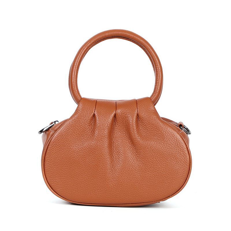 Genuine Leather Messenger Bag Elegant Hobos Small Tote Bags 22*16*10 CM Purse