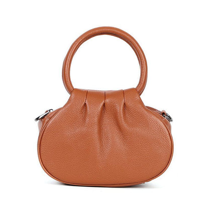 Genuine Leather Messenger Bag Elegant Hobos Small Tote Bags 22*16*10 CM Purse