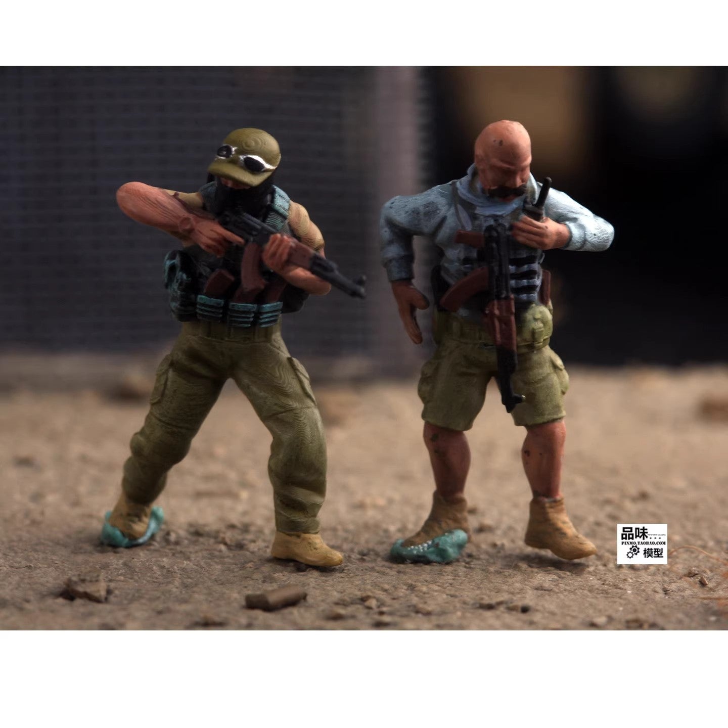 Homemade 1/72 Russian Wagner 7-Persons Capture Special Operations Team Model