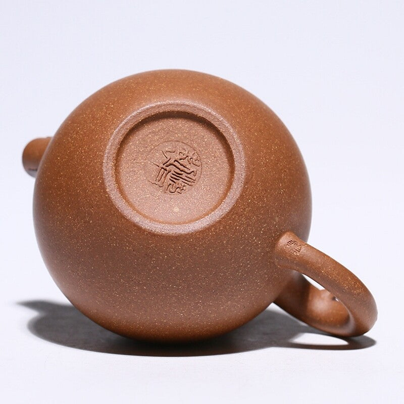 160ml Marked Yixing Zisha Duan Clay Teapot Tea Pot Handmade Ball Shaped Infuser