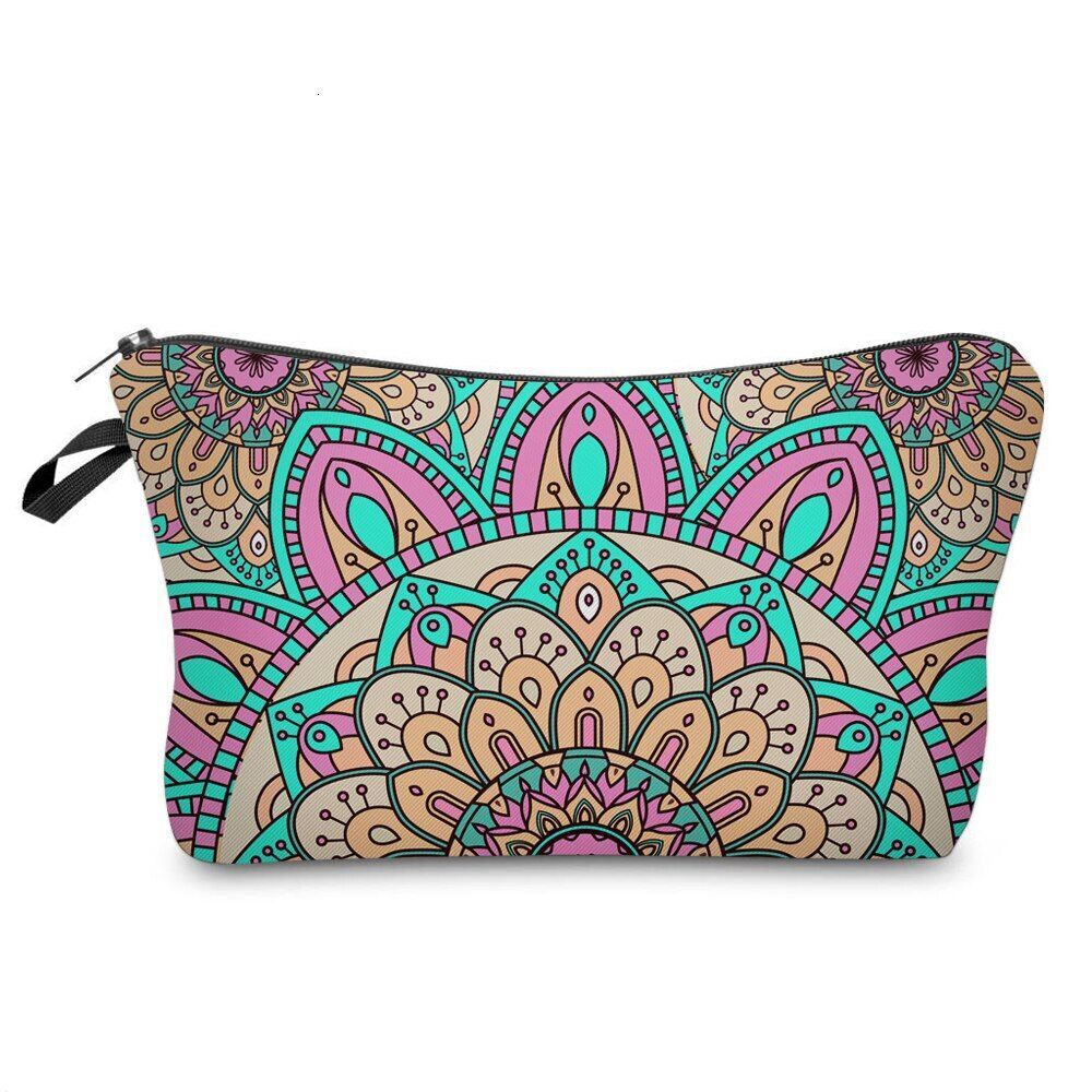 Cosmetic Bag Waterproof Printing Turtle Leaf Toilet Bag Custom Style Traveling