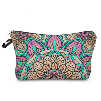 Cosmetic Bag Waterproof Printing Turtle Leaf Toilet Bag Custom Style Traveling