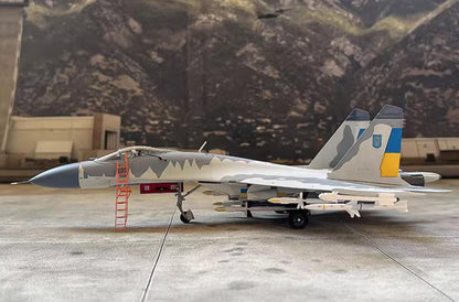 1:72 JC Wings Su-27 Flanker Ukrainian Air Force 2023 Fighter Plane Diecast Model