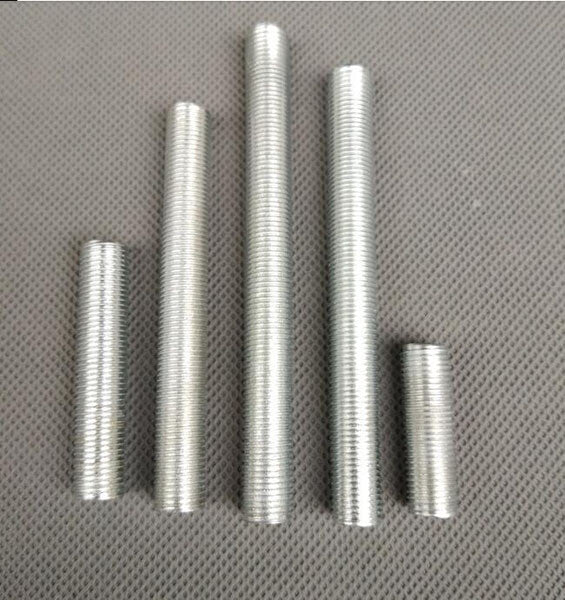 10Pcs M6 Hollow Threaded Rod Tube Side Electric Light Socket Accessories