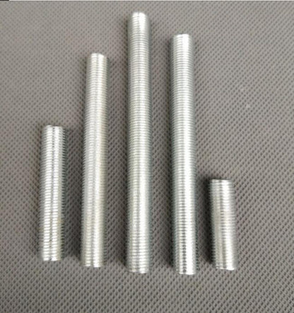 10Pcs M6 Hollow Threaded Rod Tube Side Electric Light Socket Accessories