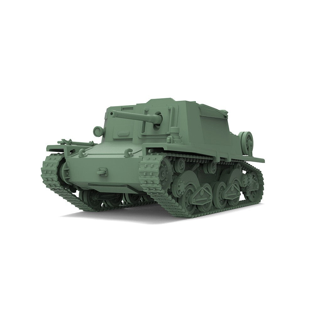 SS220682 1/220 Military Model Kit IA Fiat-Ansaldo L40 47/32 Self-Propelled Gun