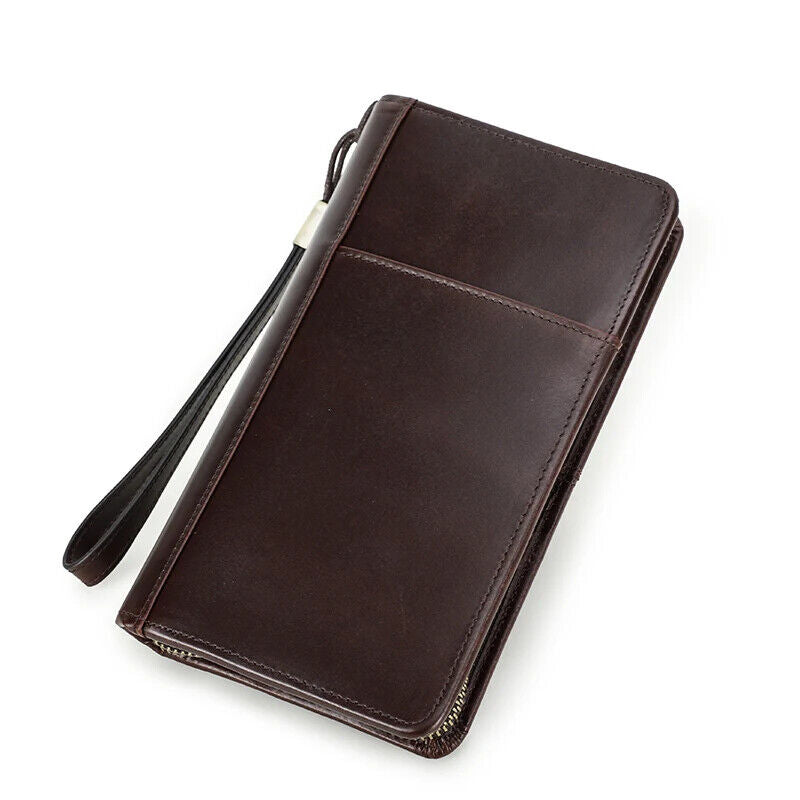 Men Passport Cover Travel Wallets ID Card Bag Organizer Document Pouch
